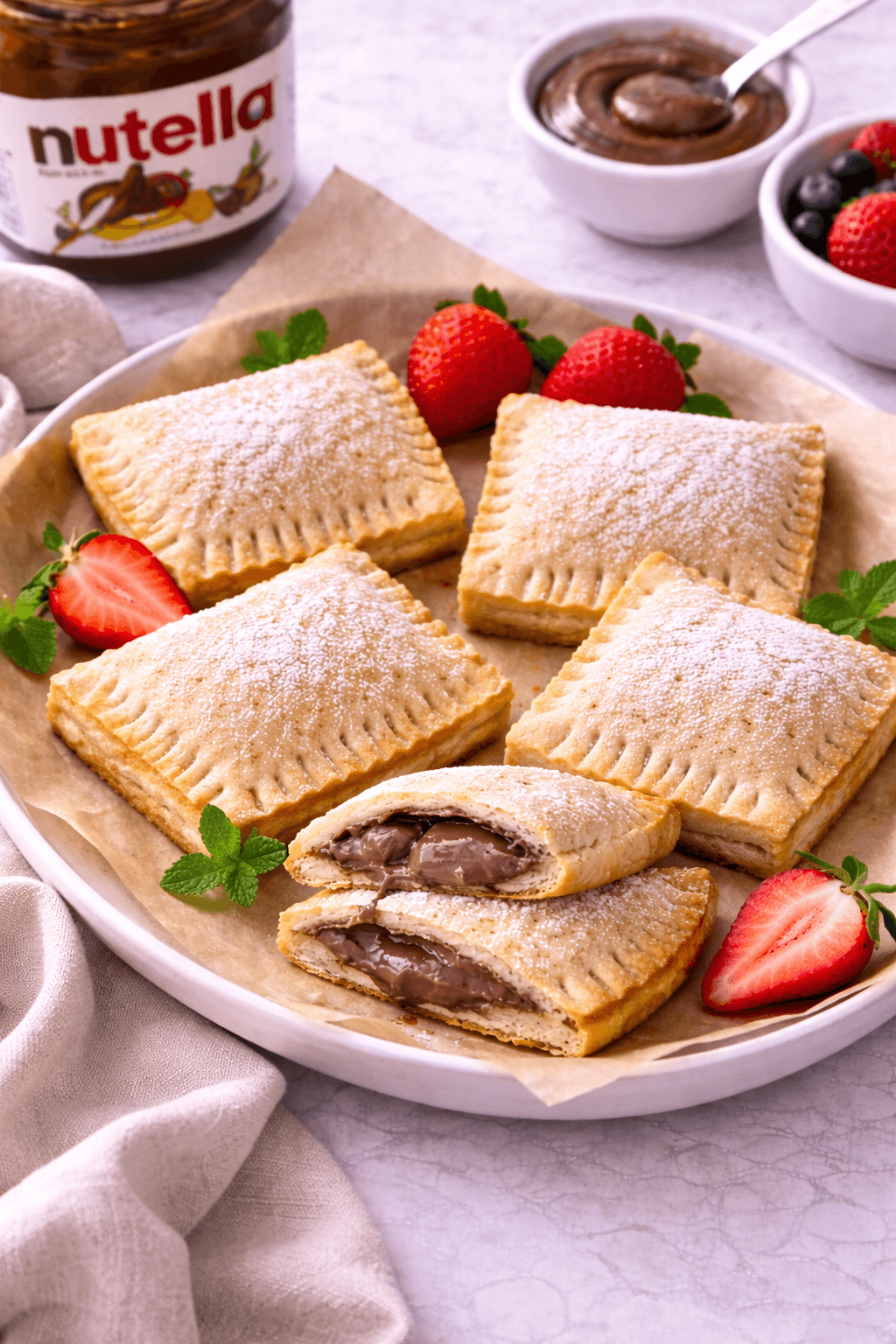 Nutella toast pies hero image