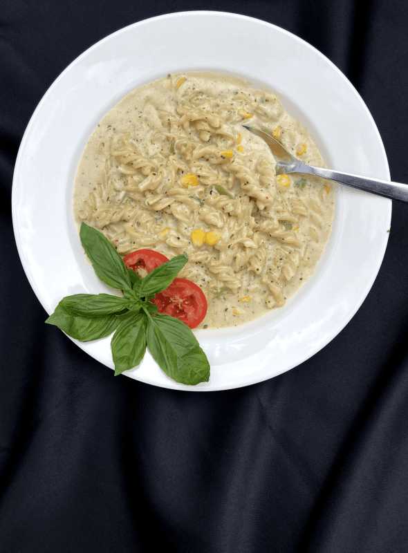 Jain White Sauce Pasta  hero image