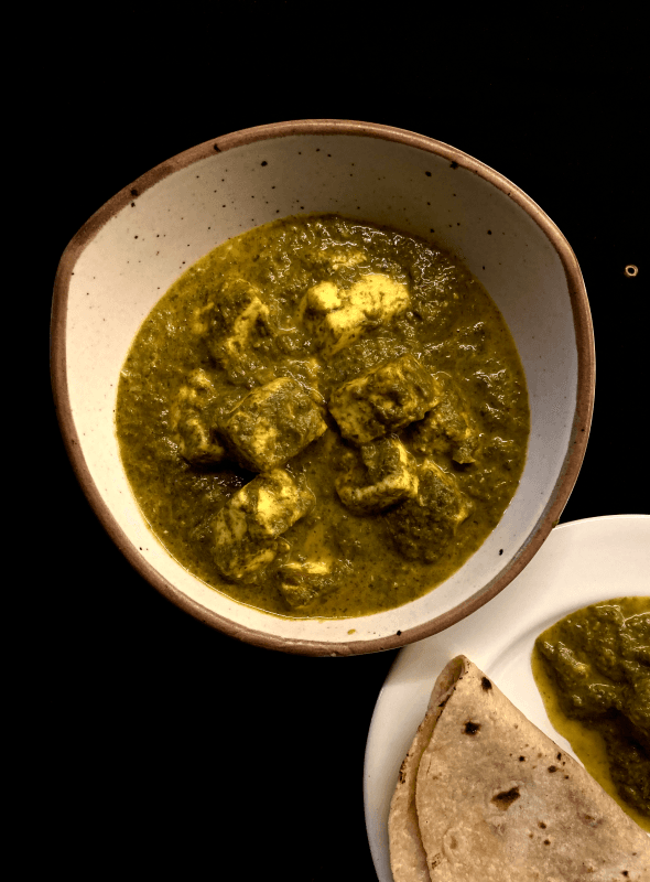 Palak Tofu hero image