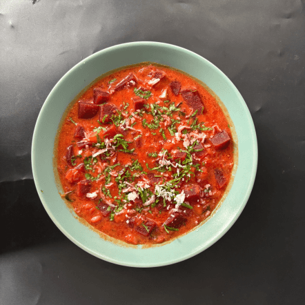 Beetroot Potato Curry hero image