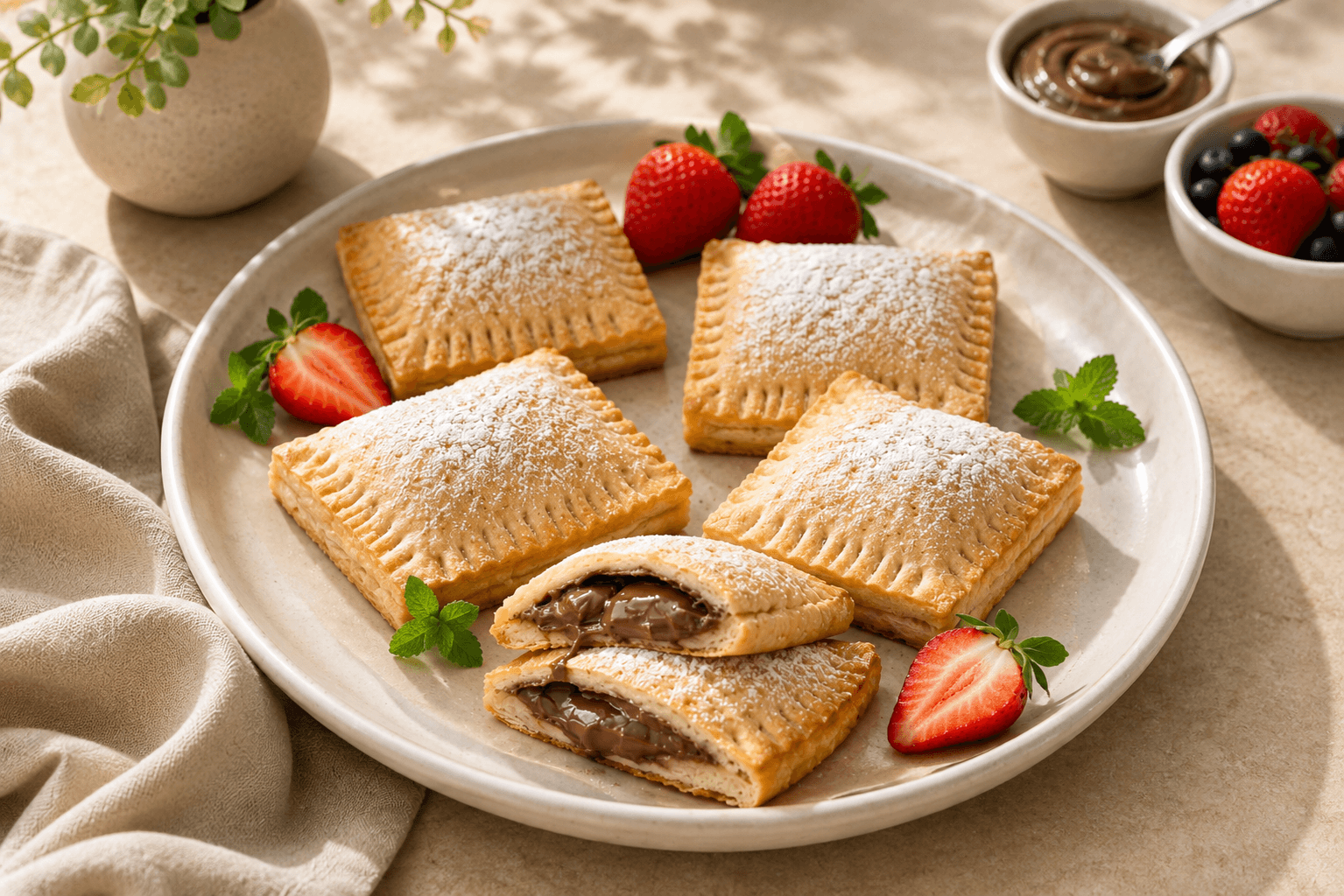 Nutella toast pies hero image
