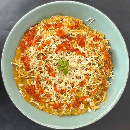 Cheesy Schezwan Maggi hero image