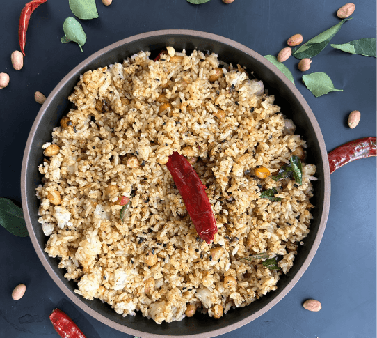 Puliogare with Cooked Rice hero image