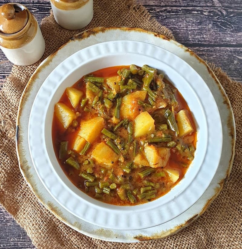Aloo Beans Curry hero image