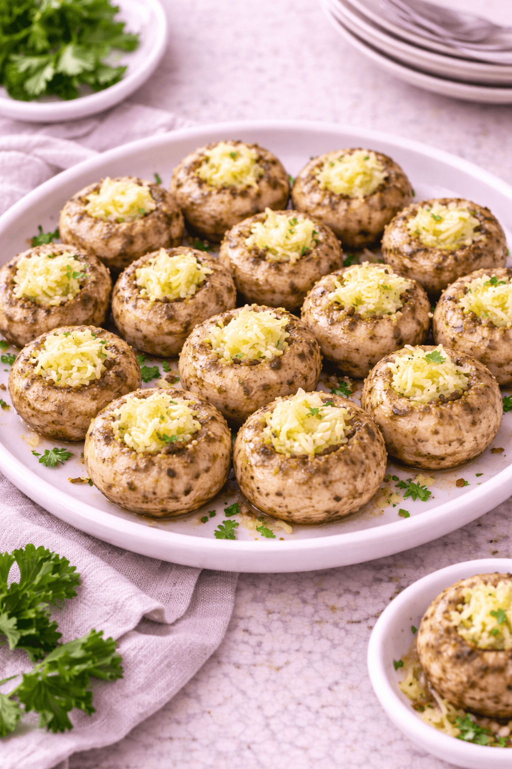 Butter garlic mushroom hero image