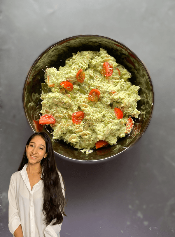 Creamy Green Sauce Pasta By Vaishali hero image