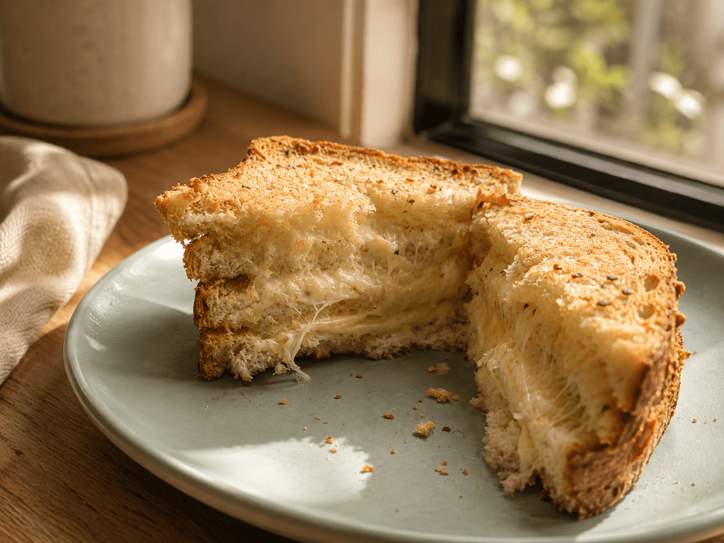 Chessy stuffed garlic bread  hero image