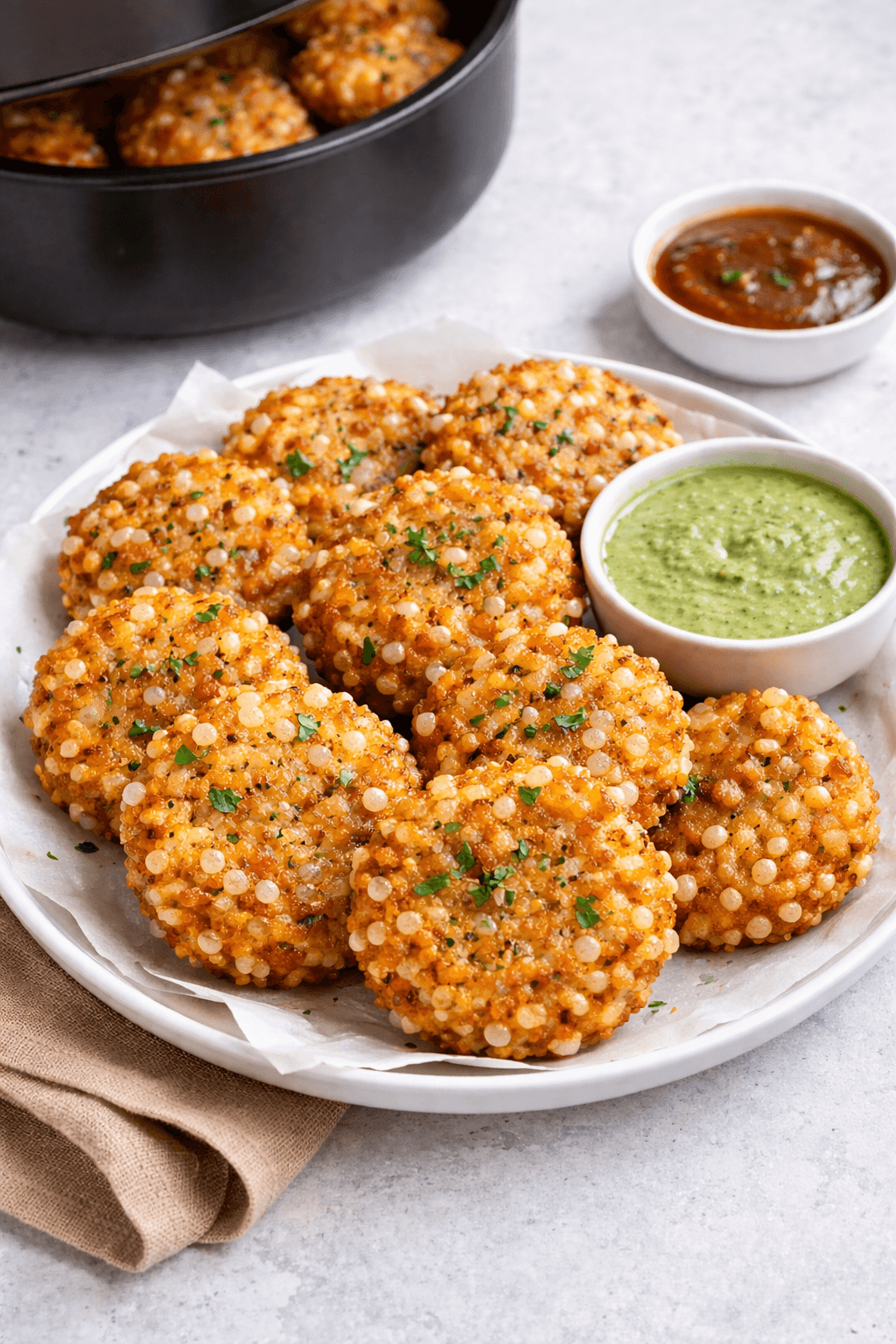 Sabudana vada hero image