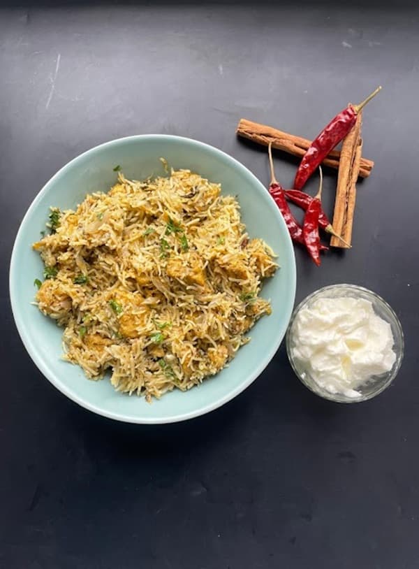  Mock Meat Biryani hero image