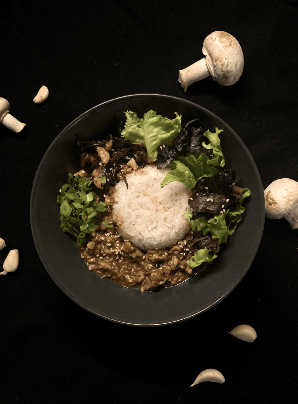 One Pot Mushroom Bowl hero image