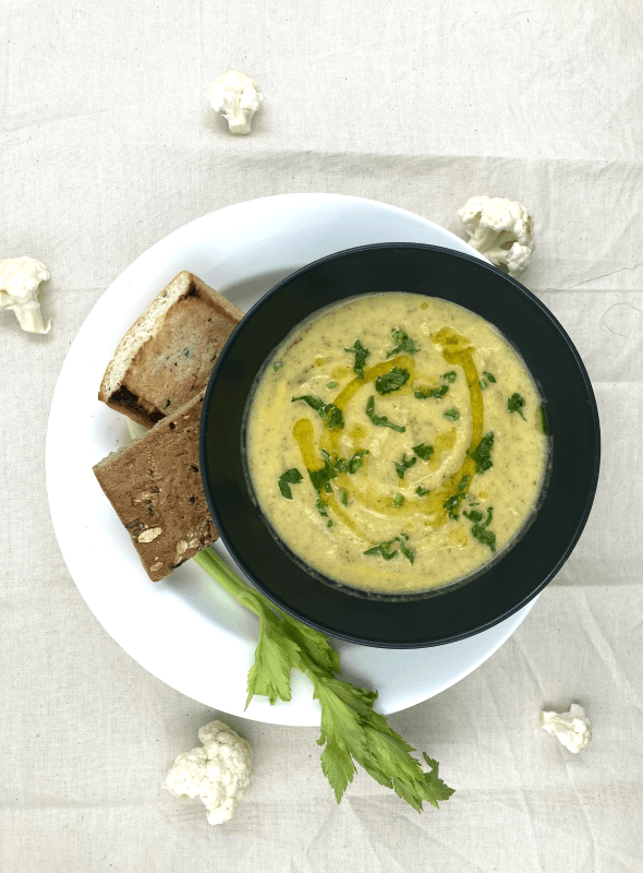 Cauliflower and Cheddar Cheese Soup hero image