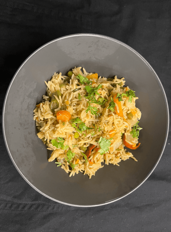 Jain Vegetable Pulao  hero image