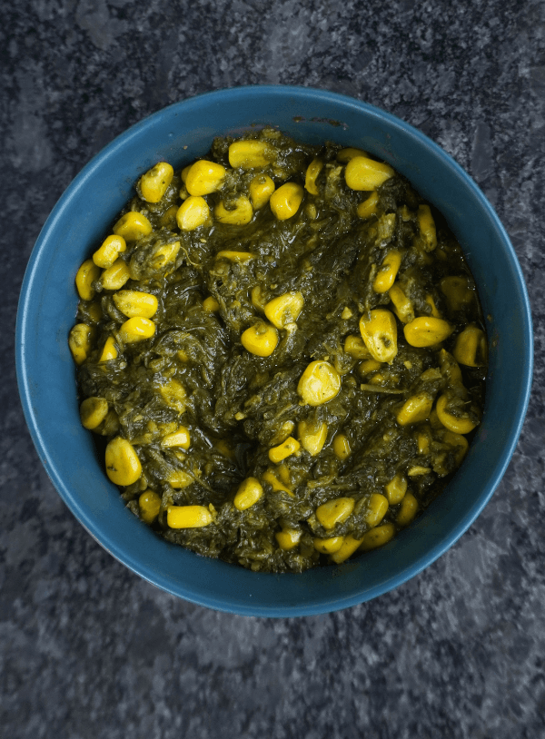 Corn Palak Subzi hero image