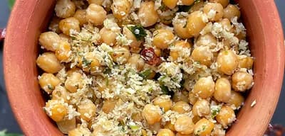 Chickpea Sundal recipe