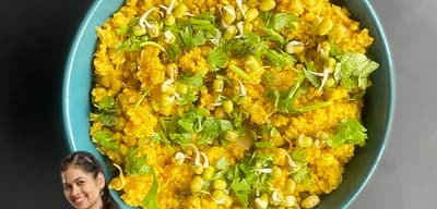 Quinoa and Sprouts Pulao by Masterchef Kriti recipe