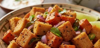 Bread Poha with Sweet Potato recipe