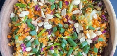 Carrot Salad with Lemon Vinaigrette recipe