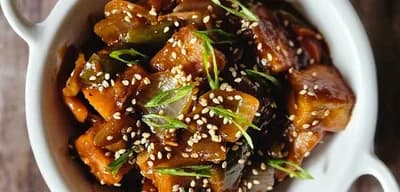 Honey Chilli Tofu by Varshitha recipe