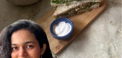 Oil Free Sandwich by Namita Satheesh recipe