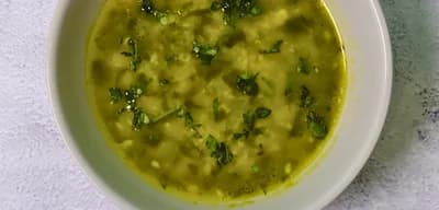 Moong Dal with Spinach recipe