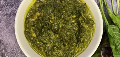 Amaranth Palak Subzi recipe