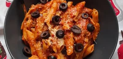 Jain Red Sauce Pasta recipe