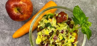 Black Chickpea Poha Salad recipe