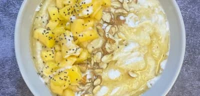 Mango Oats Smoothie recipe