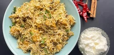 Mock Meat Biryani recipe