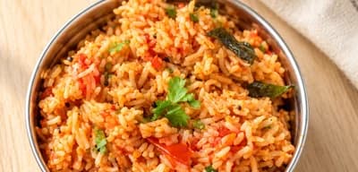 Hotel Style Tomato Rice recipe