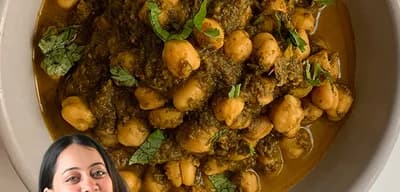 Palak Chole Curry By Aishwarya recipe