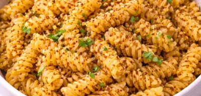 Crispy pasta recipe