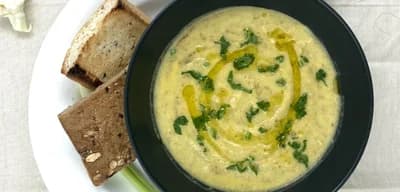 Cauliflower and Cheddar Cheese Soup recipe