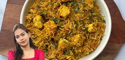 Matar Paneer Pulao by Foodies Foodcourt recipe