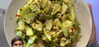 Sorrakai Poriyal By Praveen Duraivelu recipe