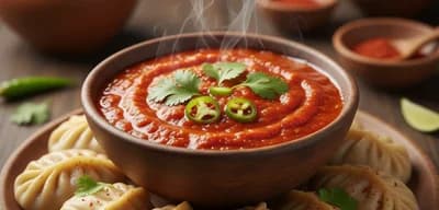 Fiery Hot Momo Chutney recipe
