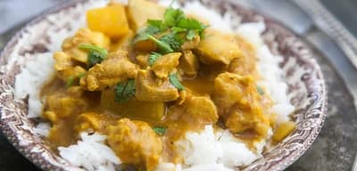 Raw Mango Chicken Curry recipe
