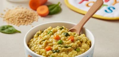 Tiny Tots Daliya Khichdi recipe