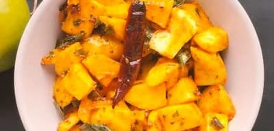Instant Raw Mango Pickle recipe