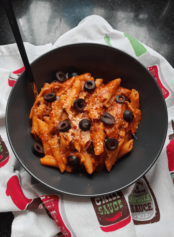 Jain Red Sauce Pasta hero image