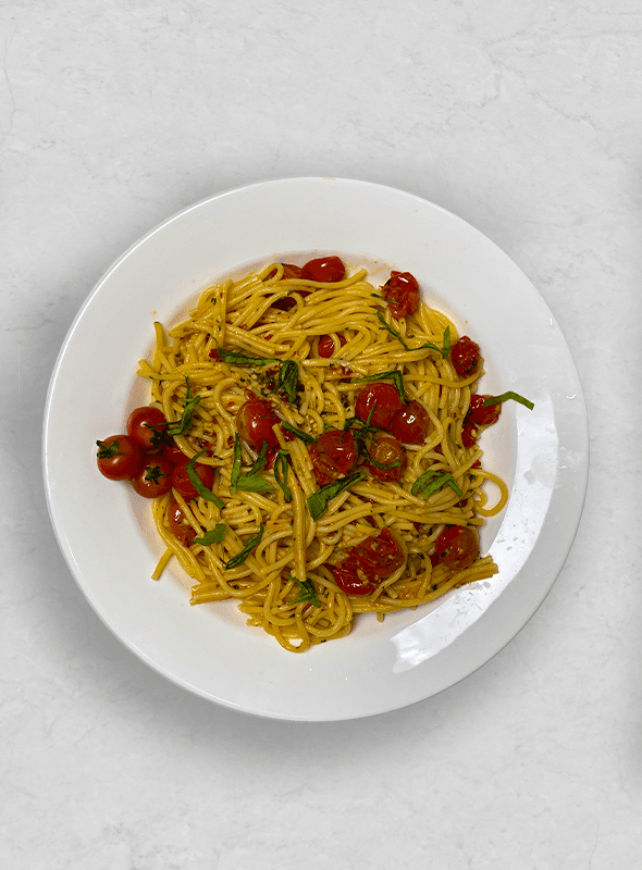 Spaghetti with Cherry Tomatoes hero image
