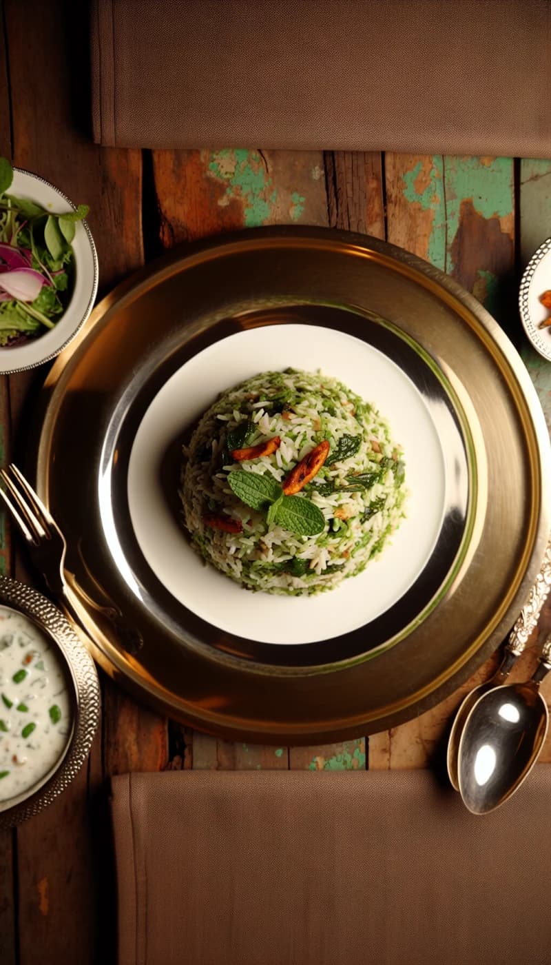 Mint Pulav recipe