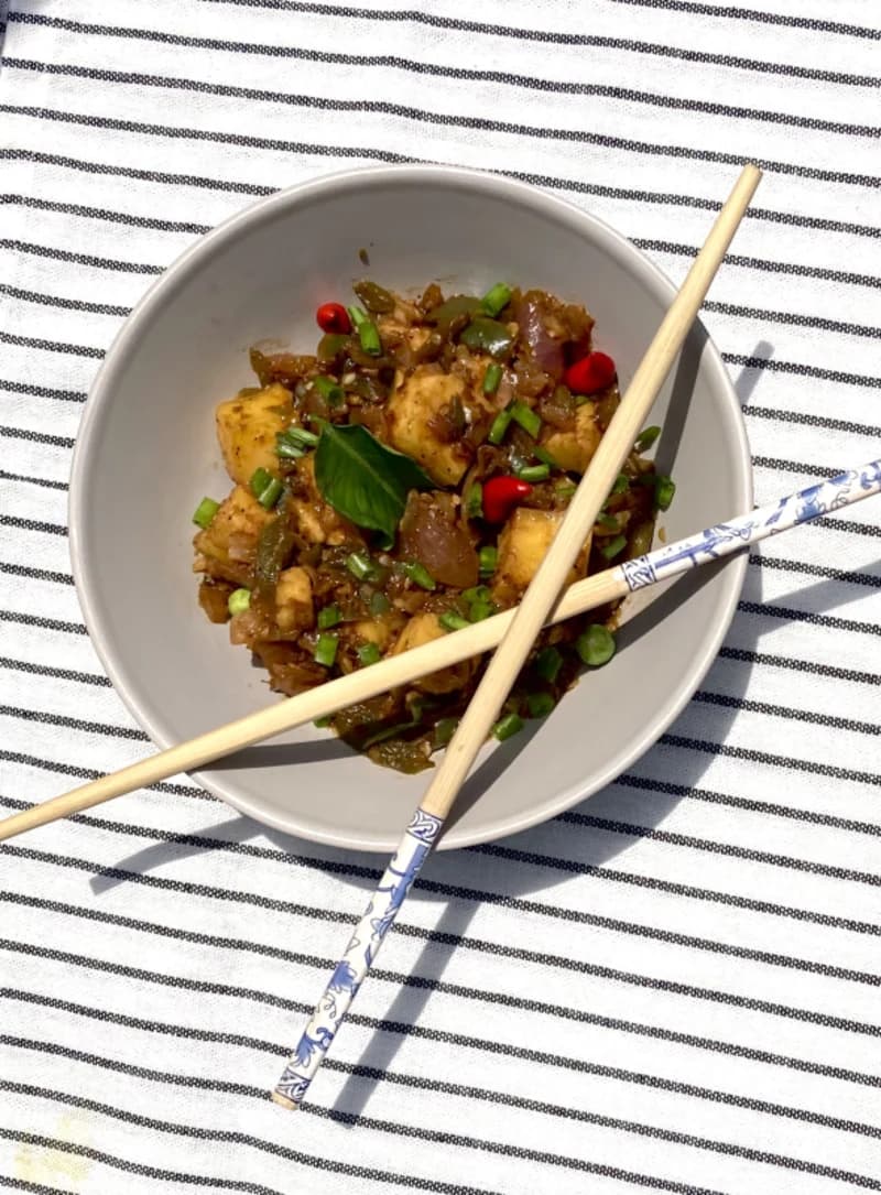 Paneer Stir Fry recipe