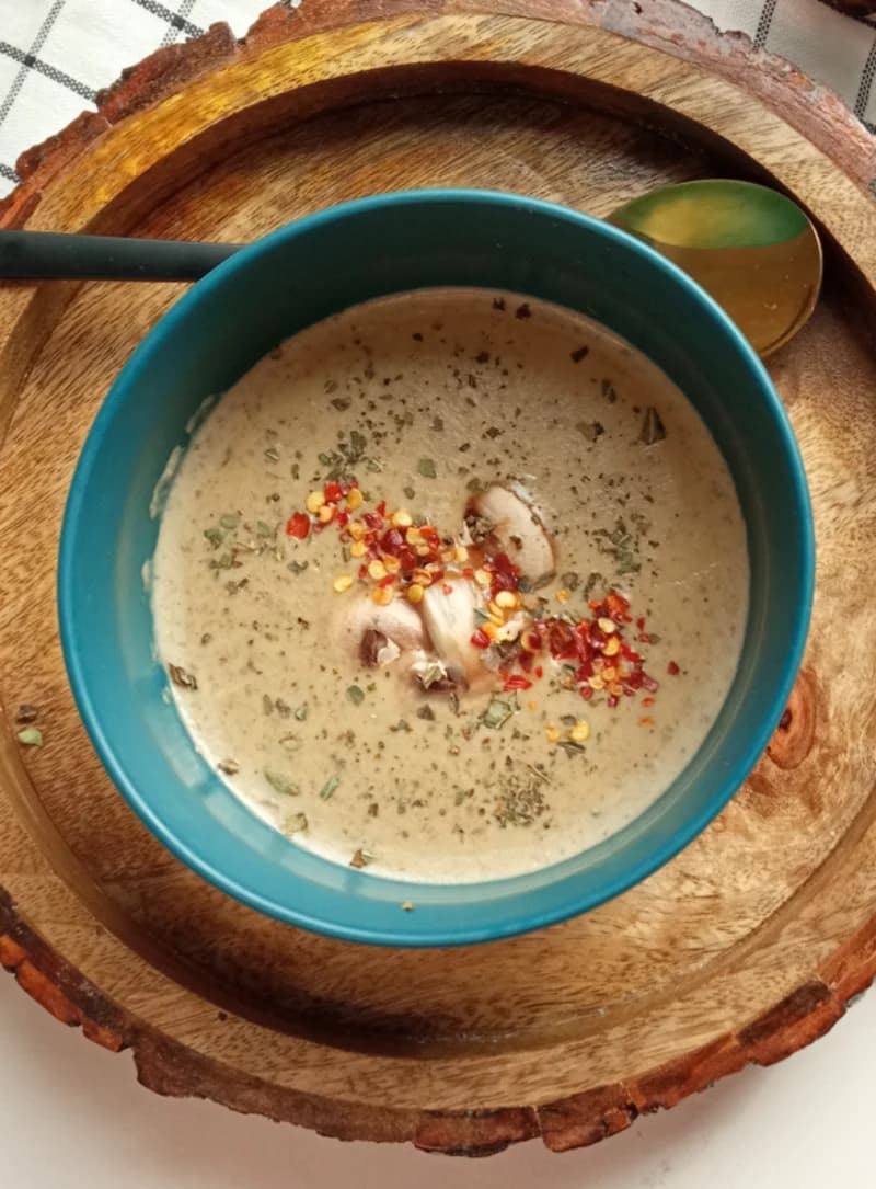 Chunky Mushroom Soup recipe