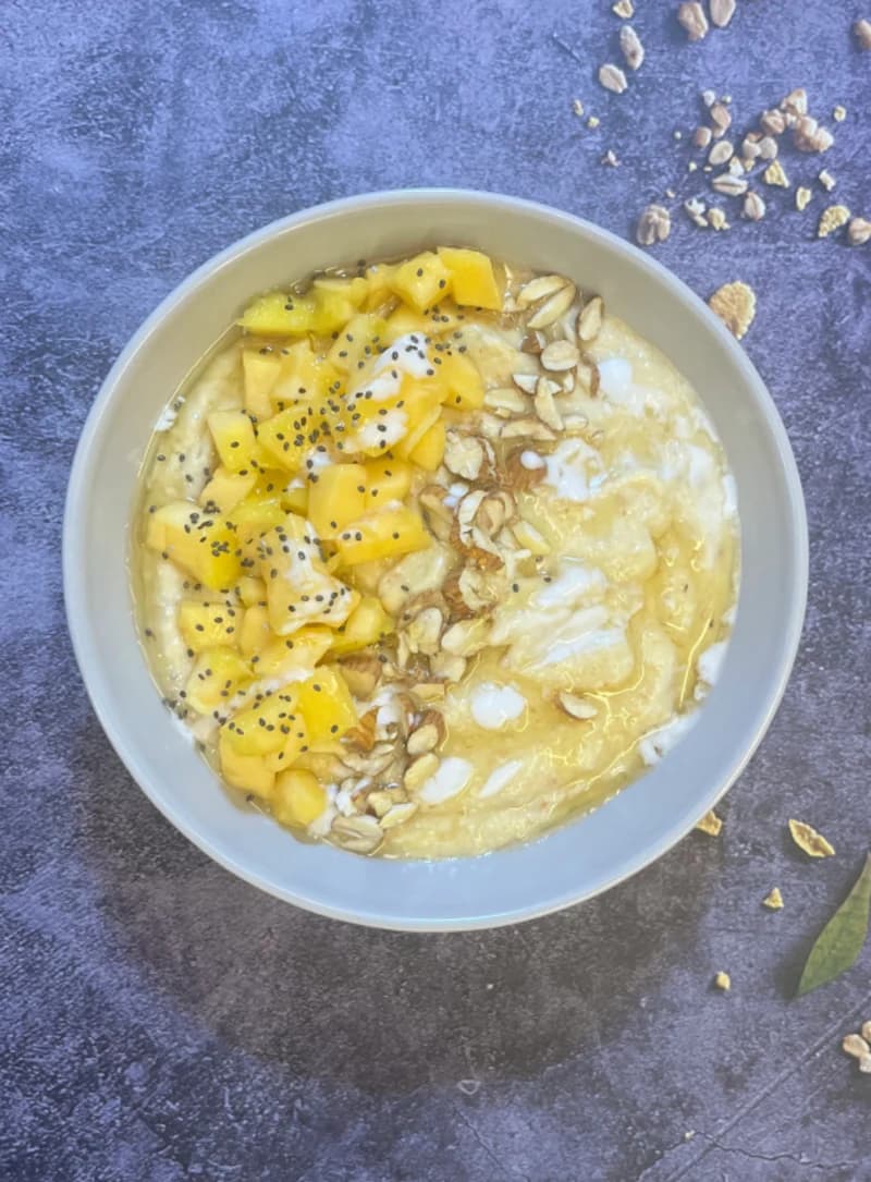 Mango Oats Smoothie recipe