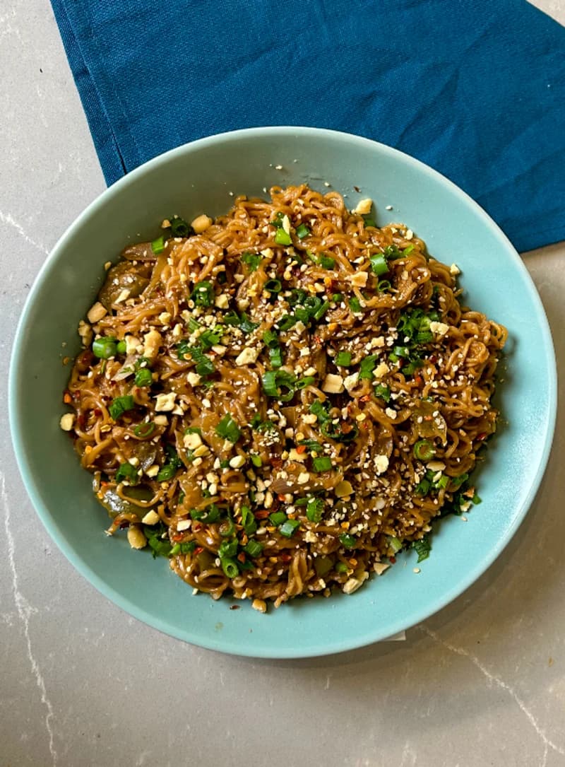 Creamy Peanut Noodles recipe