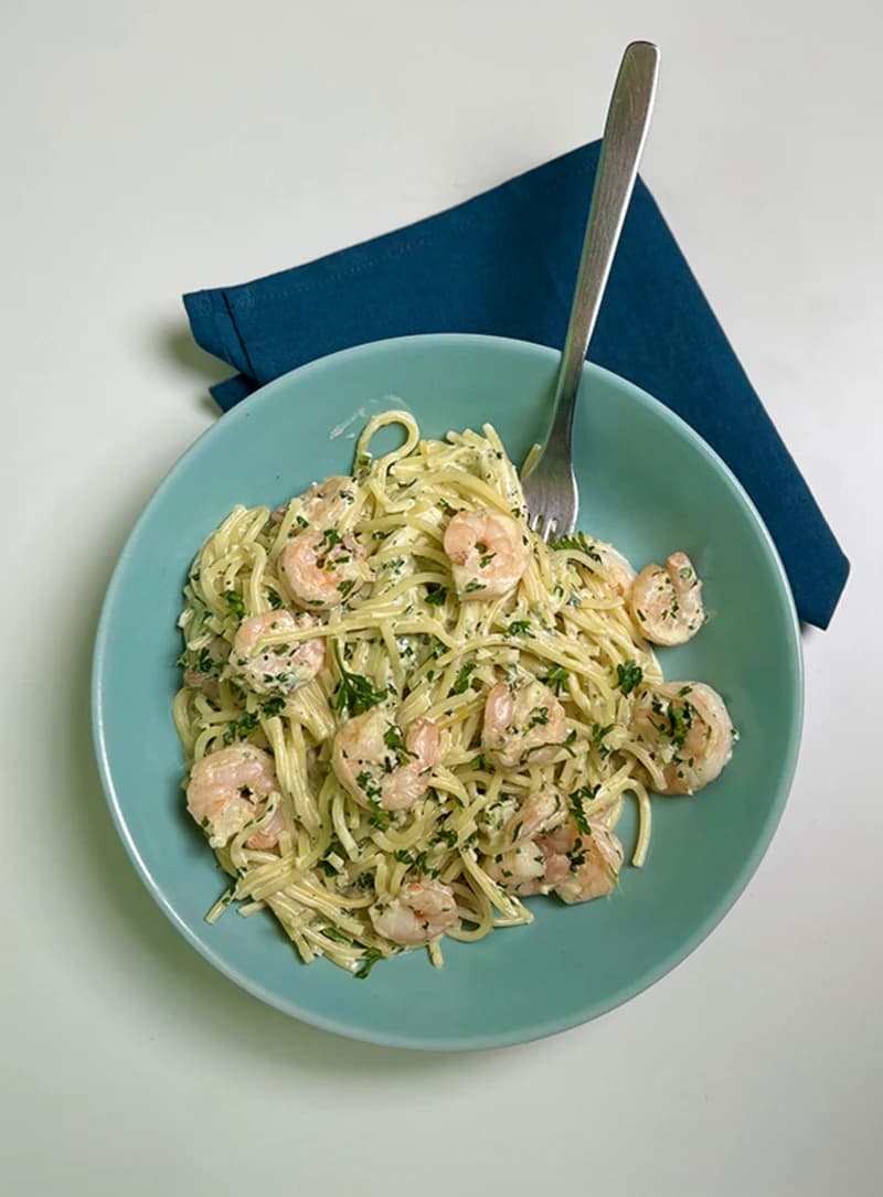 Prawn Scampi Pasta recipe