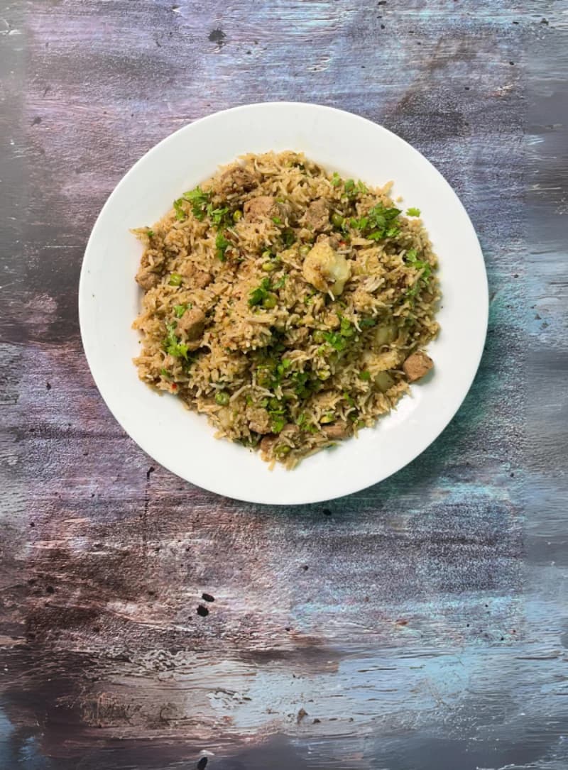 Soya Pulao recipe