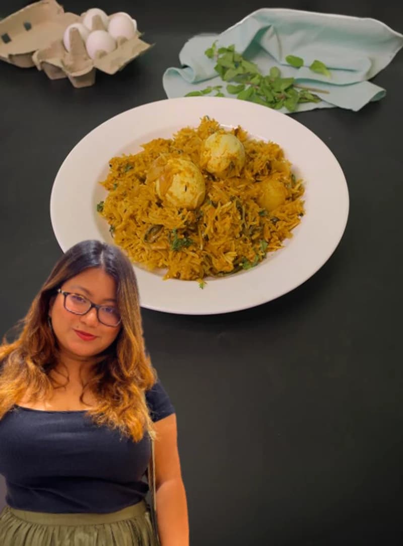 Egg Biryani  by Sanjana Das recipe