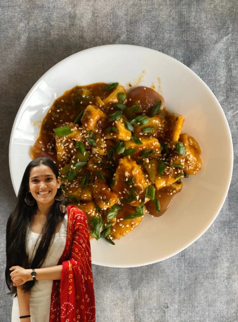 Paneer Chilli By Shashi recipe